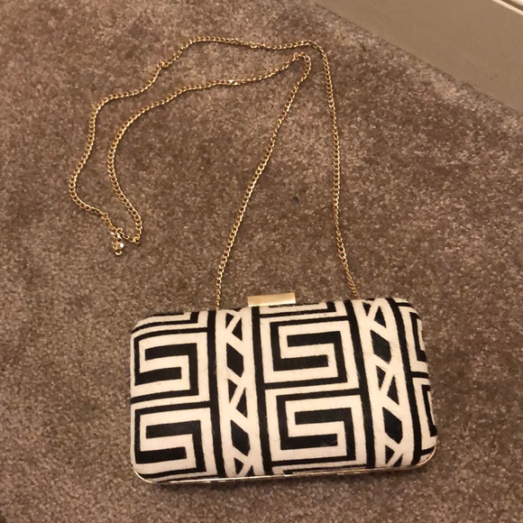 Bebe calf hair leather clutch - Picture 4 of 6